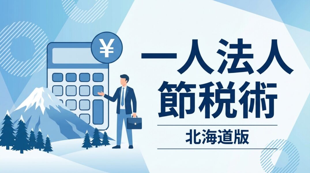北海道の一人法人・個人事業主向け節税術を解説するブログ記事のサムネイル画像
北海道で一人法人を経営する社長のための節税テクニックをわかりやすく解説。役員報酬の設定方法、出張日当の活用、社宅制度など、道内出張が多い経営者に特化した実践的な節税術と、おすすめのクラウド会計ソフト（freee・マネーフォワード・弥生会計）を紹介しています。