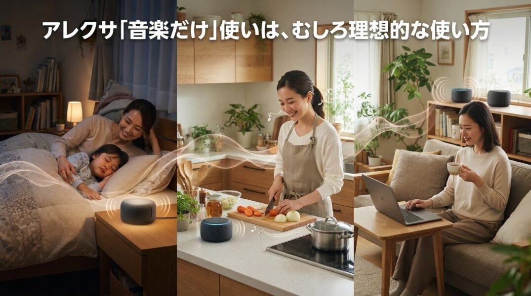 「アレクサ「音楽だけ」使いは、むしろ理想的な使い方」